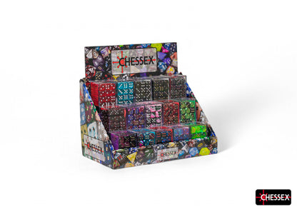 Chessex - Best of Chessex 12mm d6 w/pips Dice Block Sampler