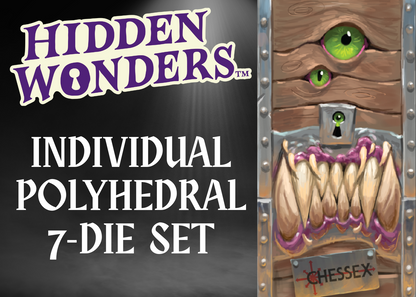 Chessex - Hidden Wonders™ Assorted 7-Die Polyhedral Set