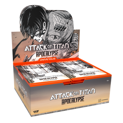UniVersus CCG: Attack on Titan - Apocalypse Booster Display (24 packs) - EN