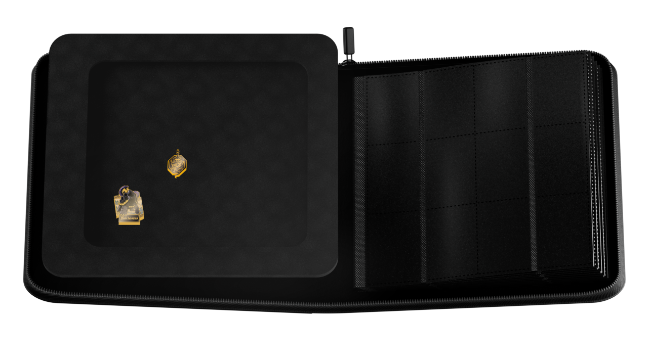 Gatherers' Tavern - DOMARU 12-Pocket DECO PIN BINDER: Sacred Beasts: Dark Warrior
