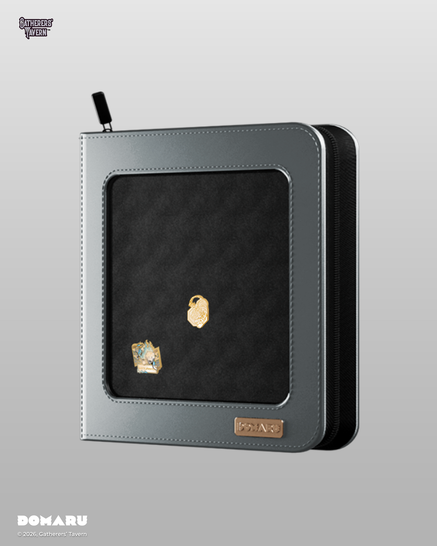 Gatherers' Tavern - DOMARU 12-Pocket DECO PIN BINDER: Sacred Beasts: White Arbiter