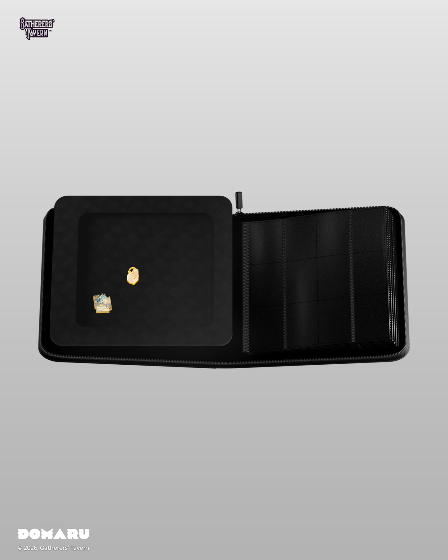 Gatherers' Tavern - DOMARU 12-Pocket DECO PIN BINDER: Sacred Beasts: White Arbiter