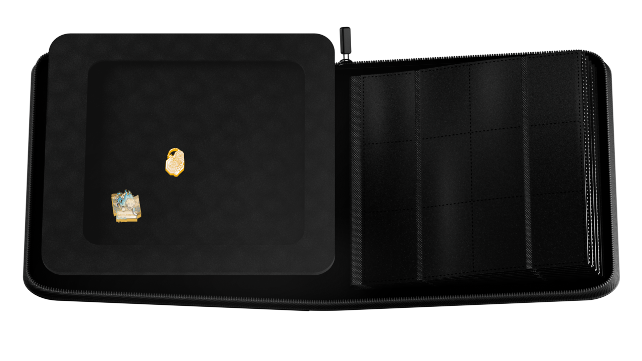Gatherers' Tavern - DOMARU 12-Pocket DECO PIN BINDER: Sacred Beasts: White Arbiter