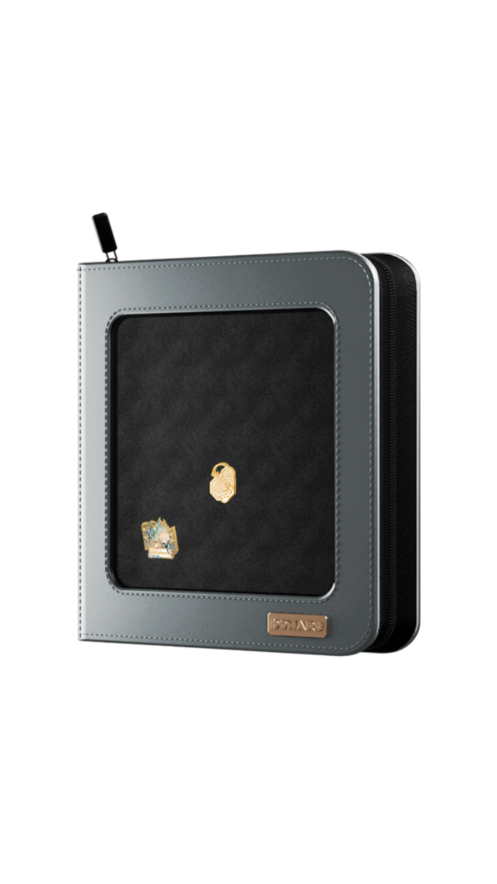 Gatherers' Tavern - DOMARU 12-Pocket DECO PIN BINDER: Sacred Beasts: White Arbiter