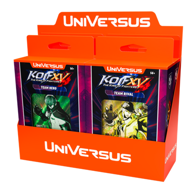 UniVersus CCG: The King of Fighters XV: Challenger Series Display (4 Decks) - EN