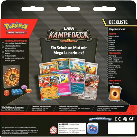 Pokémon (PKM) - Liga-Kampfdeck Mega-Lucario