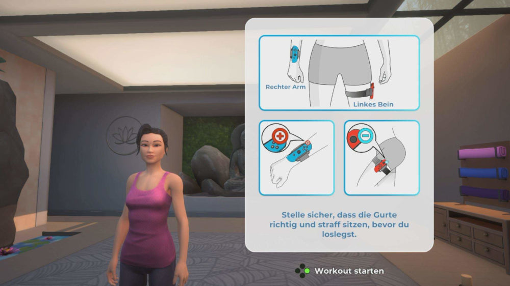 Nintendo Switch - Let's Get Fit - Sports Strap Set / Sportgurte