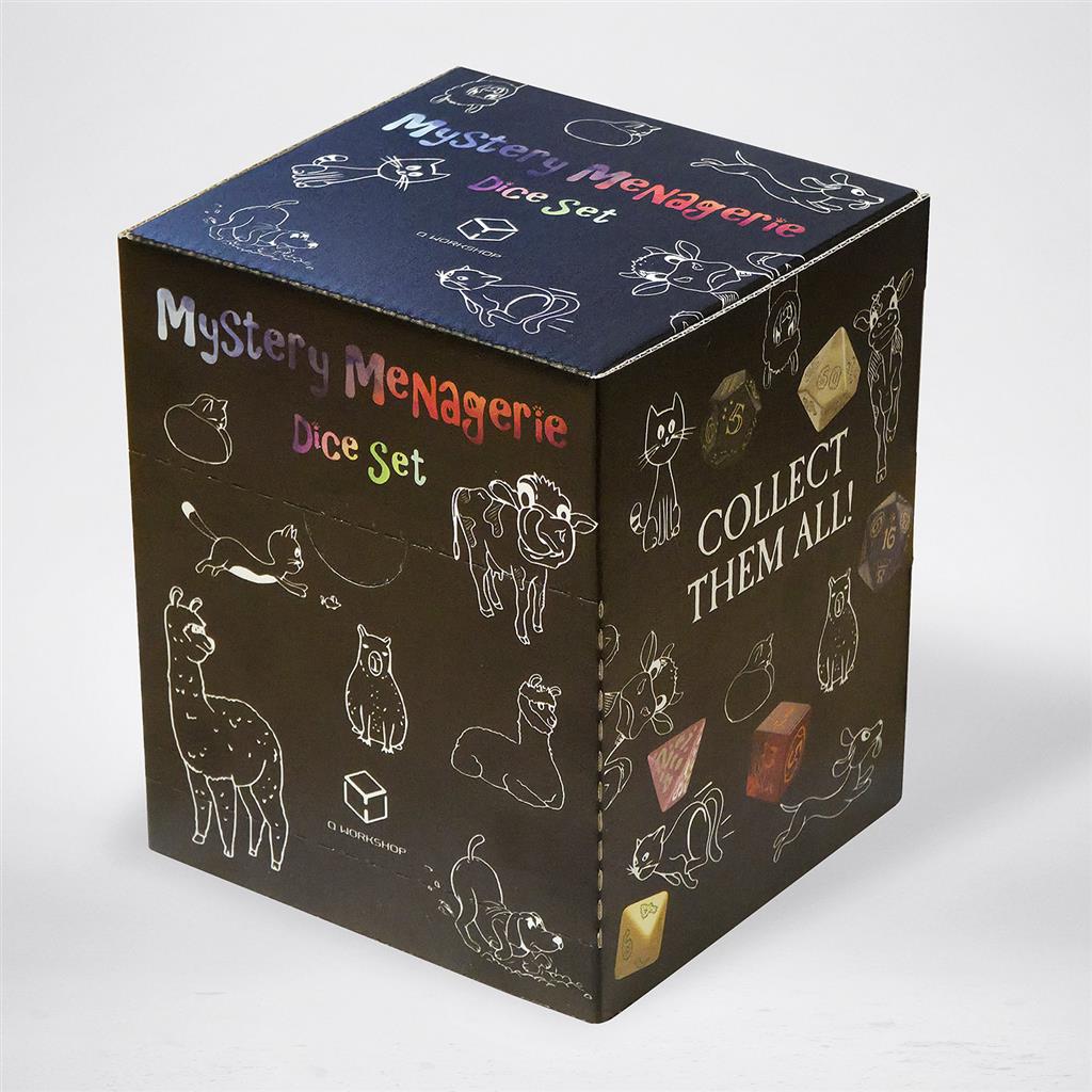 Q Workshop - Box of 12 Mystery Menagerie Dice Sets
