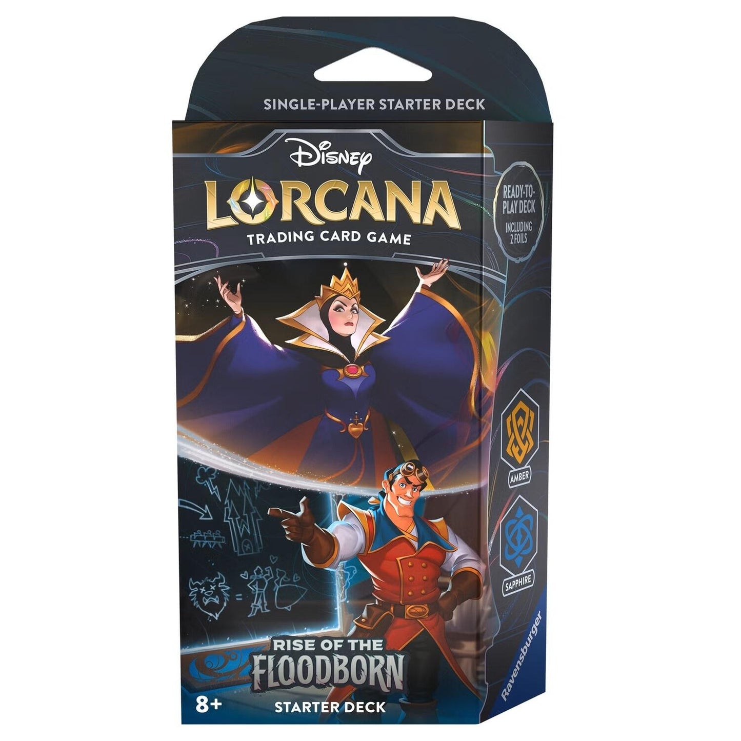 Disney Lorcana - Rise of the Floodborn Starter Deck: The Evil Queen / Gaston - EN