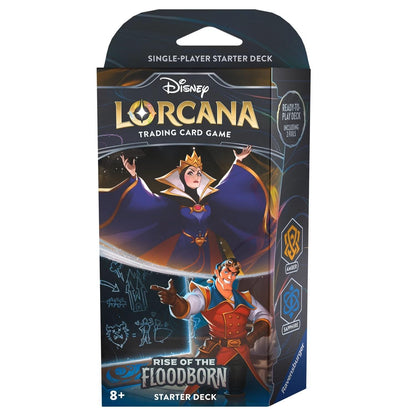 Disney Lorcana - Rise of the Floodborn Starter Deck: The Evil Queen / Gaston - EN