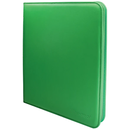 Ultra Pro (UP) - Vivid 12-Pocket Zippered PRO-Binder - Green