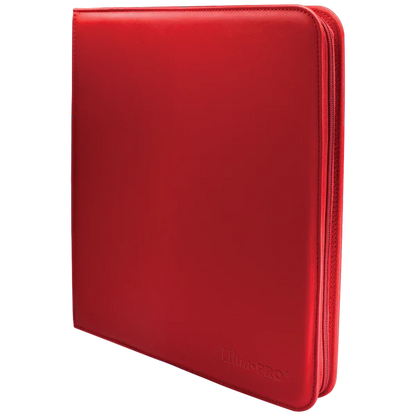 Ultra Pro (UP) - Vivid 12-Pocket Zippered PRO-Binder - Red