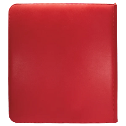 Ultra Pro (UP) - Vivid 12-Pocket Zippered PRO-Binder - Red