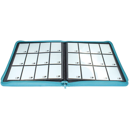 Ultra Pro (UP) - Vivid 12-Pocket Zippered PRO-Binder - Light Blue