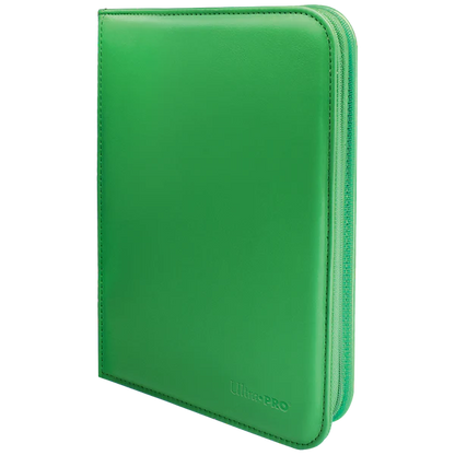 Ultra Pro (UP) - Vivid 4-Pocket Zippered PRO-Binder: Green