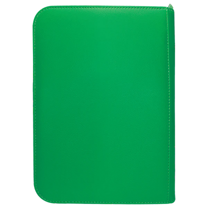 Ultra Pro (UP) - Vivid 4-Pocket Zippered PRO-Binder: Green