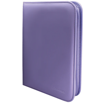 Ultra Pro (UP) - Vivid 4-Pocket Zippered PRO-Binder: Purple
