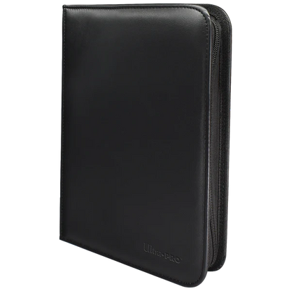 Ultra Pro (UP) - Vivid 4-Pocket Zippered PRO-Binder: Black