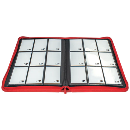 Ultra Pro (UP) - Vivid 9-Pocket Zippered PRO-Binder: Red