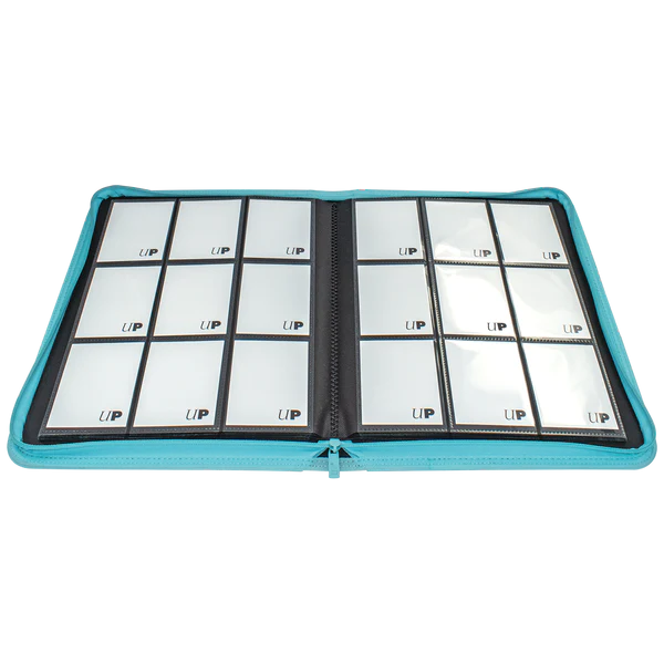 Ultra Pro (UP) - Vivid 9-Pocket Zippered PRO-Binder: Light Blue