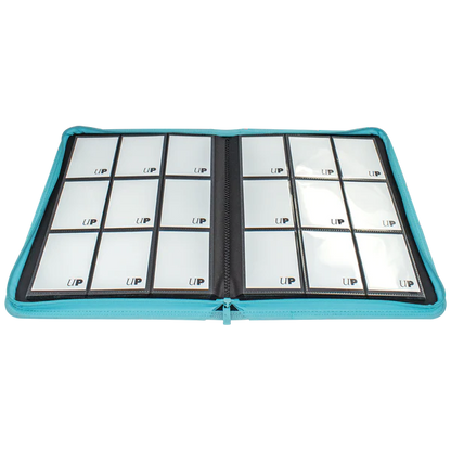 Ultra Pro (UP) - Vivid 9-Pocket Zippered PRO-Binder: Light Blue
