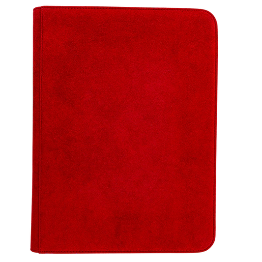Ultra Pro (UP) - Vivid Deluxe 9-Pocket Zippered PRO-Binder: Red