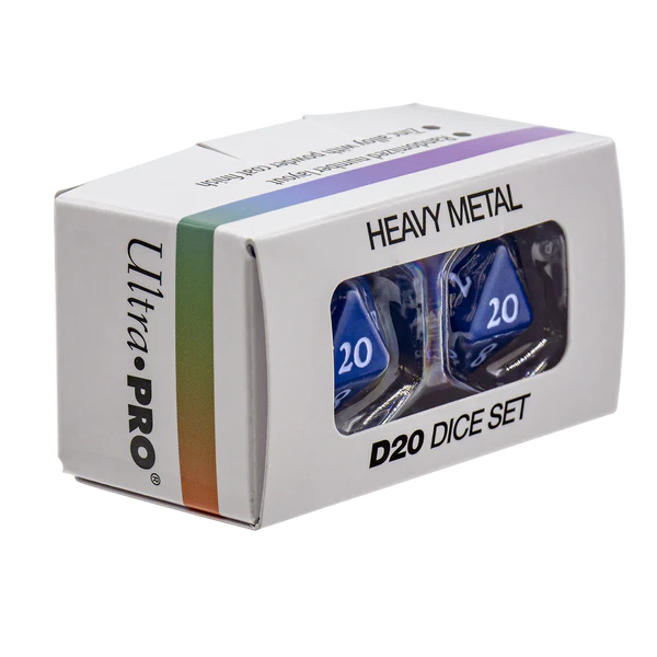 Ultra Pro (UP) - Vivid Heavy Metal Dice - Blue
