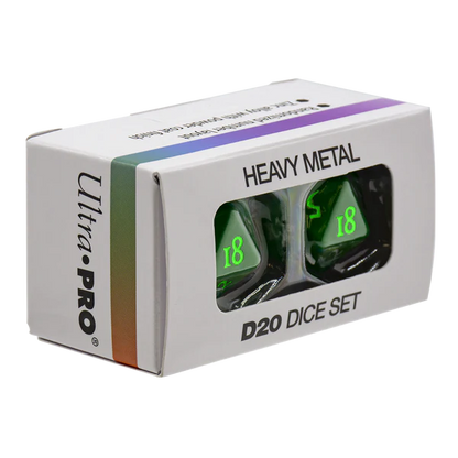 Ultra Pro (UP) - Vivid Heavy Metal Dice - Green