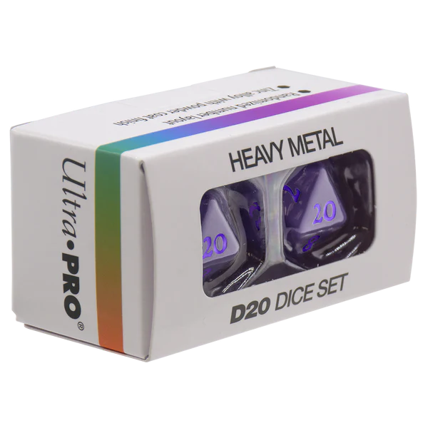 Ultra Pro (UP) - Vivid Heavy Metal Dice - Purple