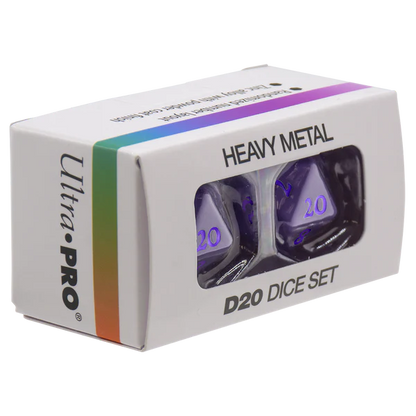 Ultra Pro (UP) - Vivid Heavy Metal Dice - Purple