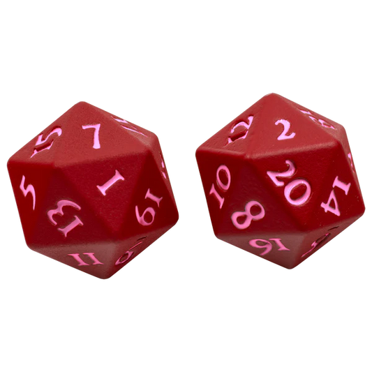 Ultra Pro (UP) - Vivid Heavy Metal Dice - Red