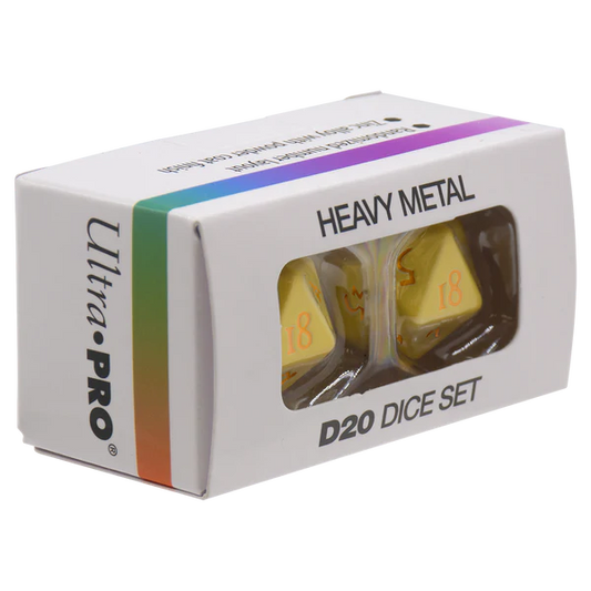 Ultra Pro (UP) - Vivid Heavy Metal Dice - Yellow