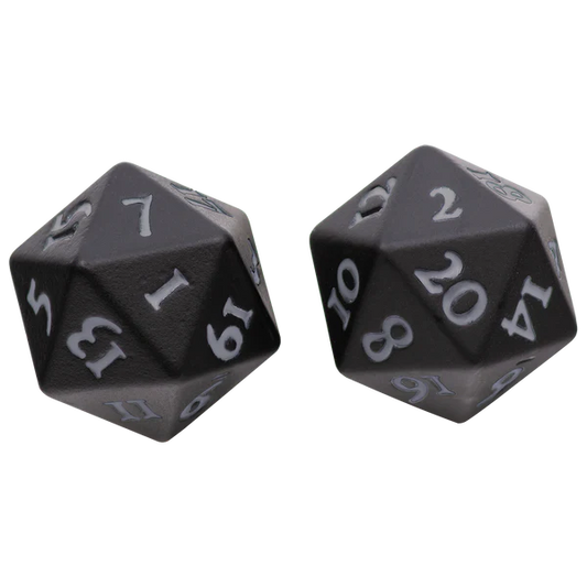 Ultra Pro (UP) - Vivid Heavy Metal Dice - Black
