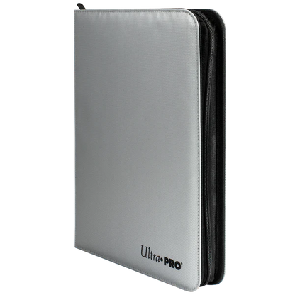 Ultra Pro (UP) - 9-Pocket Zippered PRO-Binder - feuerbeständig - Silber
