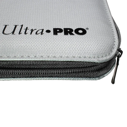 Ultra Pro (UP) - 9-Pocket Zippered PRO-Binder - feuerbeständig - Silber