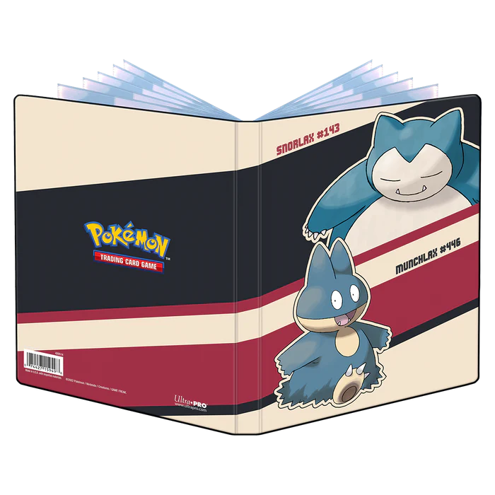 Pokémon (PKM) - Snorlax and Munchlax / Relaxo und Mampfaxo 4-Pocket Portfolio