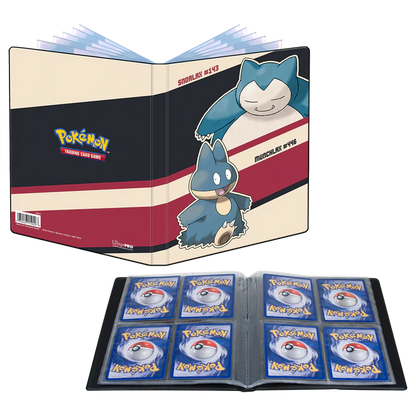 Pokémon (PKM) - Snorlax and Munchlax / Relaxo und Mampfaxo 4-Pocket Portfolio