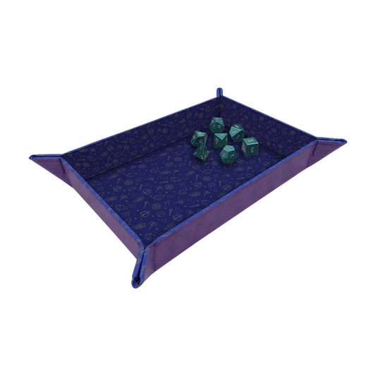 Ultra Pro (UP) - Critical Role Bells Hells Pattern Printed Leatherette Folding Dice Tray