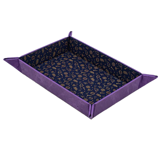 Ultra Pro (UP) - Critical Role Bells Hells Pattern Printed Leatherette Folding Dice Tray