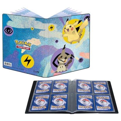 Ultra Pro (UP) - Pikachu & Mimigma 4-Pocket Portfolio für Pokémon (PKM)