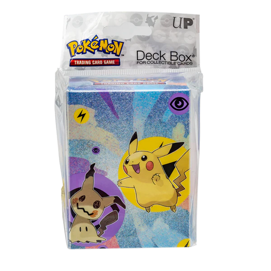 UP - Pikachu &amp; Mimikyu Full View Deck Box for Pokémon