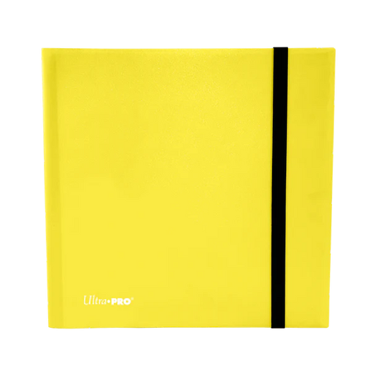 Ultra Pro (UP) - Eclipse 12-Pocket PRO-Binder - Lemon Yellow