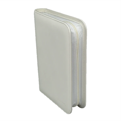 Ultra Pro (UP) - Vivid 4-Pocket Zippered PRO-Binder: White