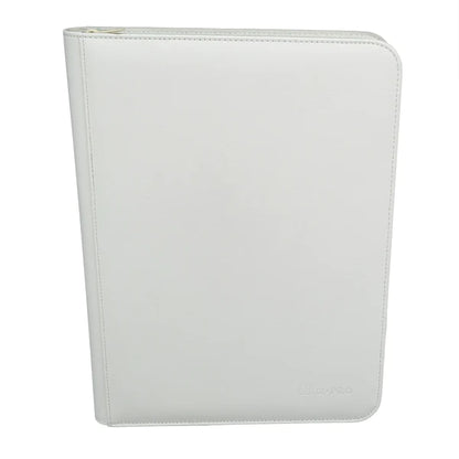 Ultra Pro (UP) - Vivid 9-Pocket Zippered PRO-Binder: White