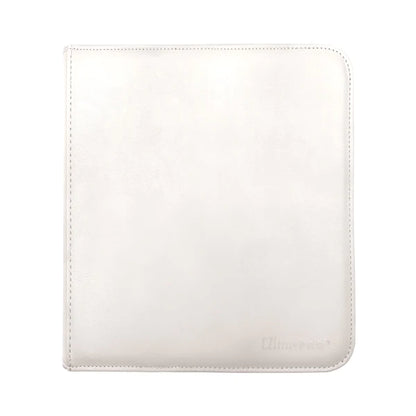 Ultra Pro (UP) - Vivid 12-Pocket Zippered PRO-Binder: White