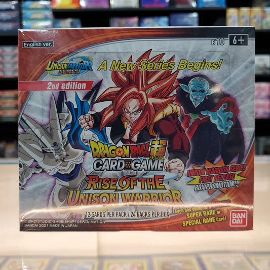 Dragon Ball Super Card Game (DBSCG) - Masters - Unison Warrior Series - Rise of the Unison Warrior [DBS-B10] - Reprint 2nd Edition - Booster Display (24 Booster Packs)  - EN