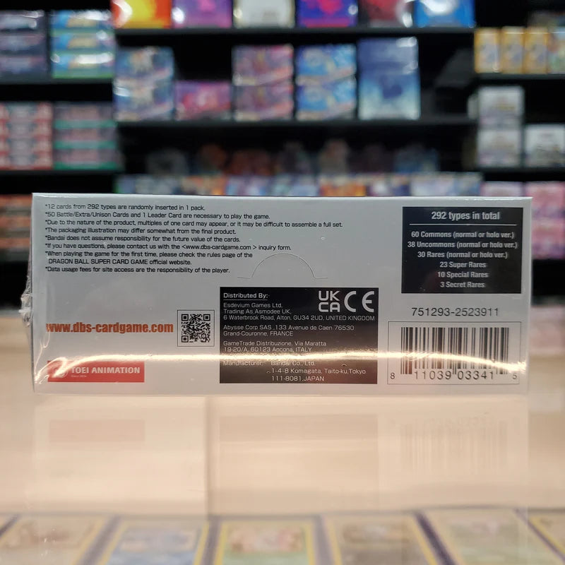 Dragon Ball Super Card Game (DBSCG) - Masters - Unison Warrior Series - Rise of the Unison Warrior [DBS-B10] - Reprint 2nd Edition - Booster Display (24 Booster Packs)  - EN