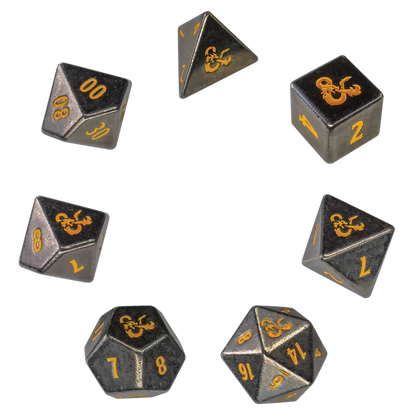 Ultra Pro (UP) - Heavy Metal Spelljammer Realmspace RPG Dice Set (7 Stück) für Dungeons & Dragons