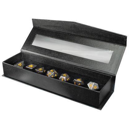 Ultra Pro (UP) - Heavy Metal Spelljammer Realmspace RPG Dice Set (7 Stück) für Dungeons & Dragons