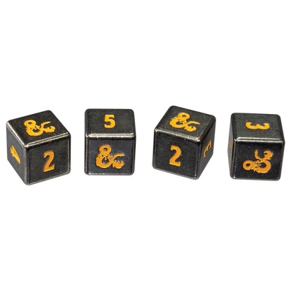 Ultra Pro (UP) - Heavy Metal Spelljammer Realmspace D6 Dice Set (4 Stück) für Dungeons & Dragons